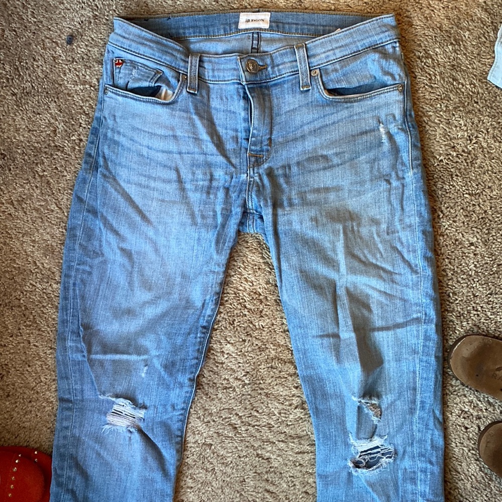 Light denim Krista super skinny Hudson jeans